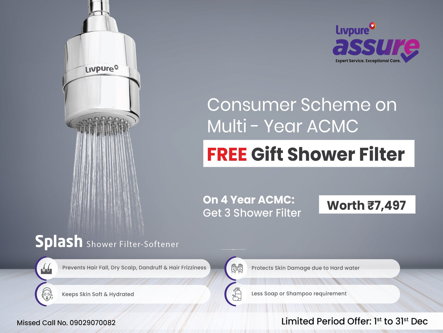 Livpure Others Platinum / 4 Year Comprehensive AMC Plan – Water purifiers