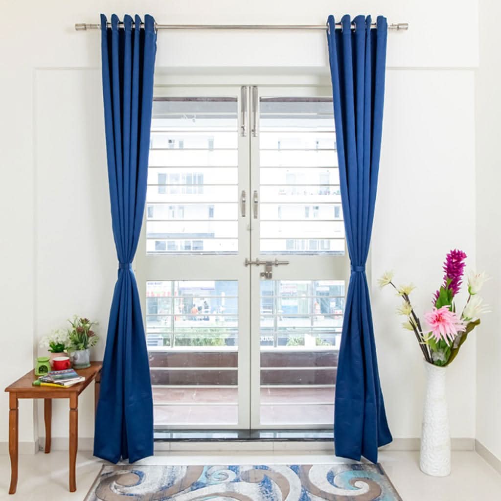 Livpure Sleep Bed & Linen Blackout Curtains (Leaf Pattern)