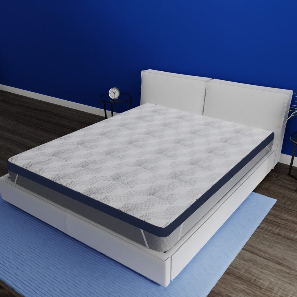Livpure Sleep Bed & Linen HR Foam / King / 72 x 72 x 2 Inch (182.88 x 182.88 x 5.08 CM) Mattress Grid Topper | 2 inch