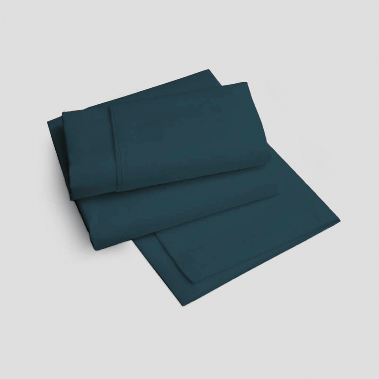 Livpure Sleep Bed & Linen Single / Teal Premium Cotton Fitted Bedsheet Set