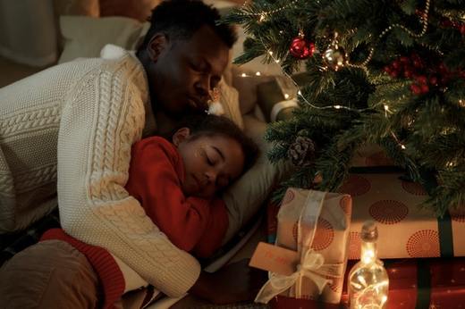 Sleep Well on Your Cozy Bed After the Christmas Celebration