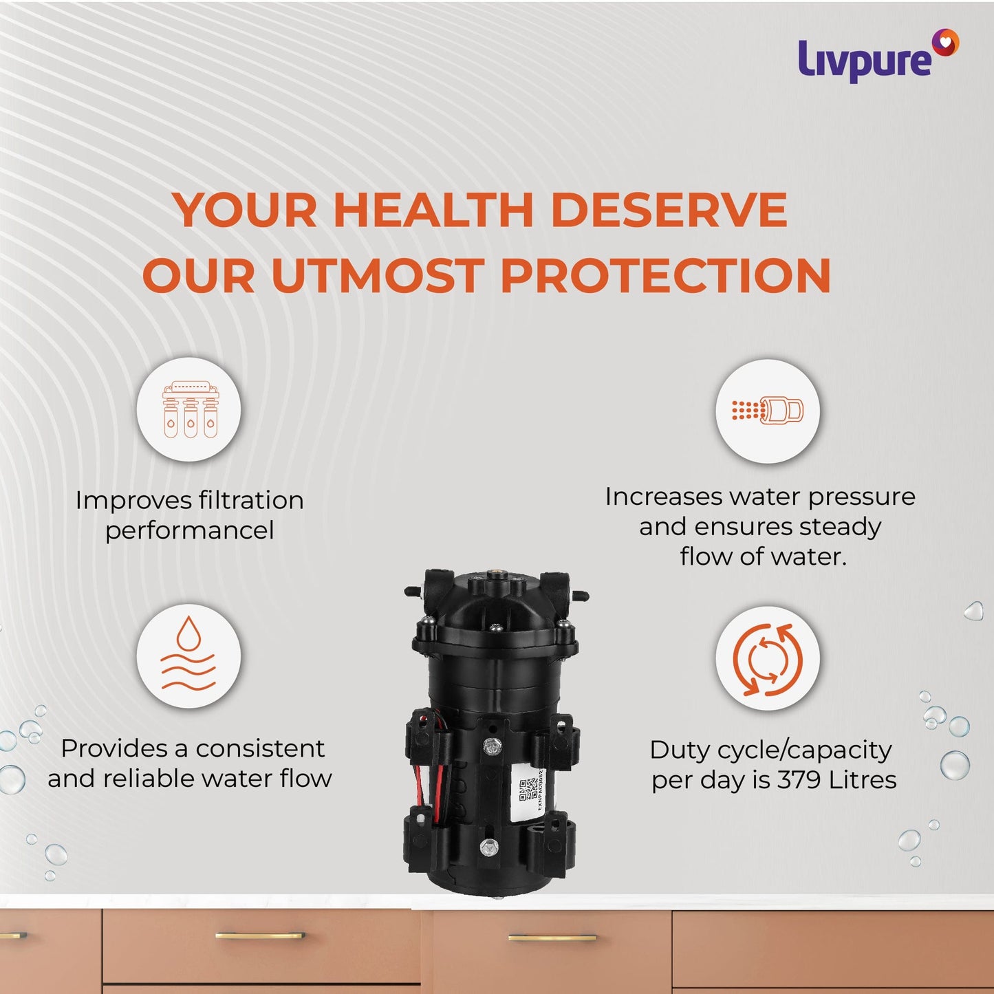 Livpure  Critical Spare Booster Pump E-100