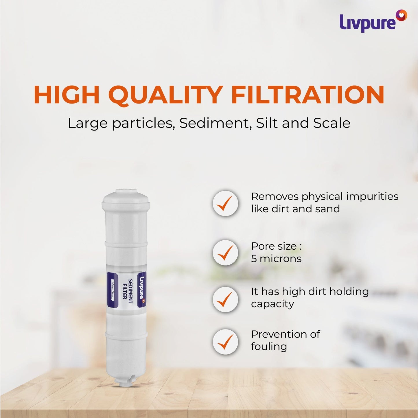 Livpure  Critical Spare Sediment Filter