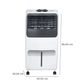 Livpure  Livpure Chill 22 Litres Personal Air Cooler with Ice Chamber (Thermal Overload Protection, White & Grey)