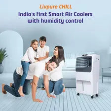 Livpure  Livpure Chill 35 Litres Personal Air Cooler with Ice Chamber (Thermal Overload Protection, Grey & White)