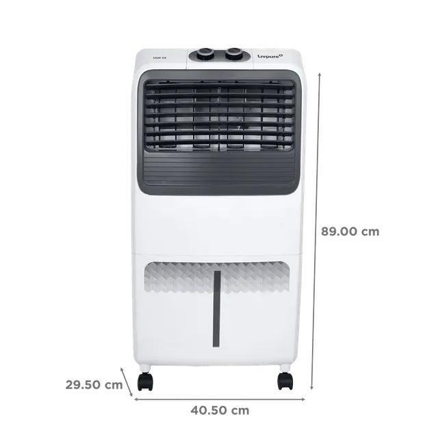 Livpure  Livpure Chill 35 Litres Personal Air Cooler with Ice Chamber (Thermal Overload Protection, Grey & White)
