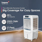 Livpure  Livpure Coolmist Personal Air Cooler-48 L With 12'' Fan, Anti-Bacterial Honeycomb Pad, Ice Chamber And 2 Year Warranty On Motor (White Colour),170 Watts