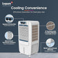 Livpure  Livpure Coolmist Personal Air Cooler-48 L With 12'' Fan, Anti-Bacterial Honeycomb Pad, Ice Chamber And 2 Year Warranty On Motor (White Colour),170 Watts
