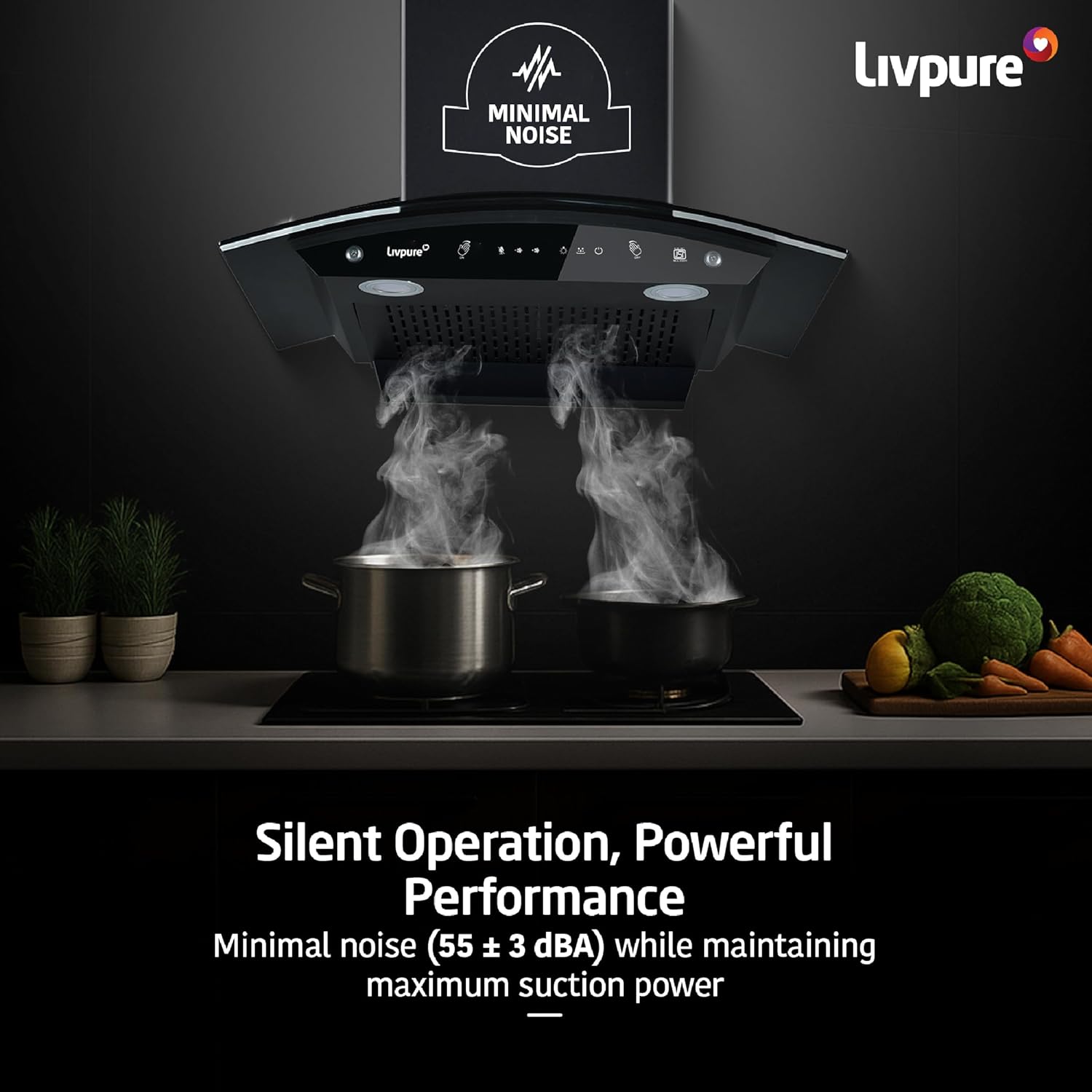 Livpure  Livpure ELEVATE 60 Cm 1400 m3/hr Multi Language Voice Control