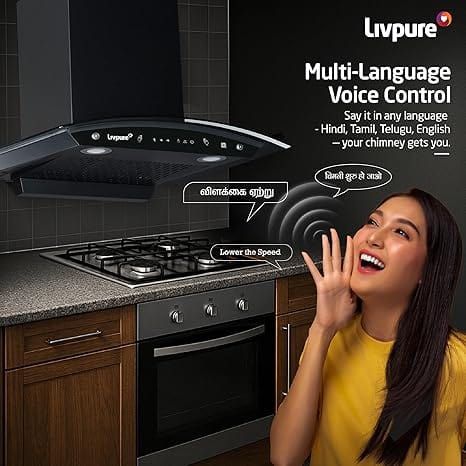 Livpure  Livpure ELEVATE 60 Cm 1400 m3/hr Multi Language Voice Control