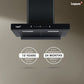 Livpure  Livpure Fenix 60 Cm 1400 m3/hr T-Shape | Filterless Auto Clean Kitchen Chimney with Oil collector