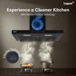 Livpure  Livpure Fenix 75 Cm 1400 m3/hr T-Shape || Filterless Auto Clean Kitchen Chimney with Oil collector