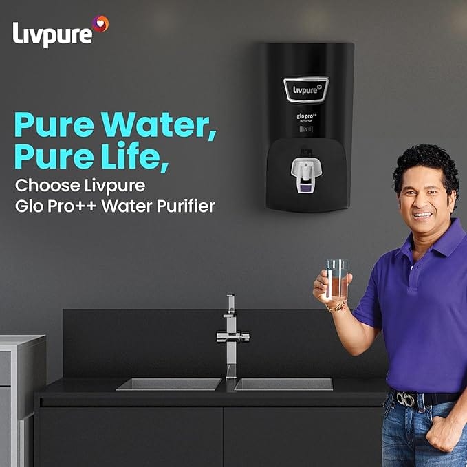 Livpure  Livpure GLO PRO++ RO+UV+UF | Water Purifier for Home - 7 L Storage