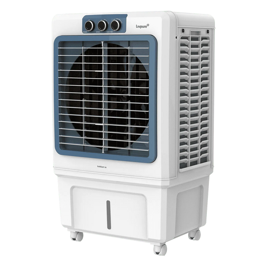 Livpure  Livpure Ice Blast 90 Litres Desert Air Cooler with Temperature Overload Protection (Inverter Compatible, White & Blue)