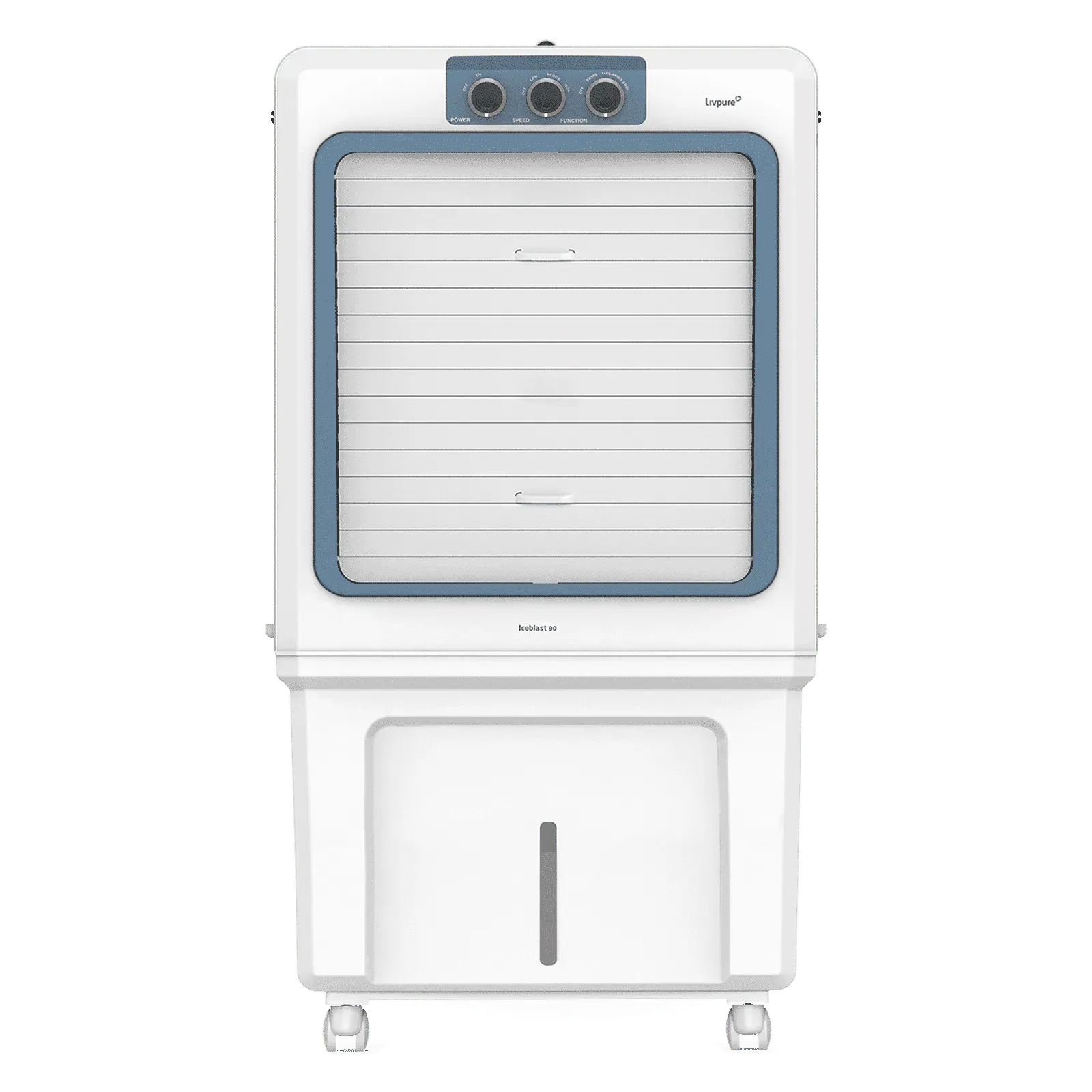 Livpure  Livpure Ice Blast 90 Litres Desert Air Cooler with Temperature Overload Protection (Inverter Compatible, White & Blue)