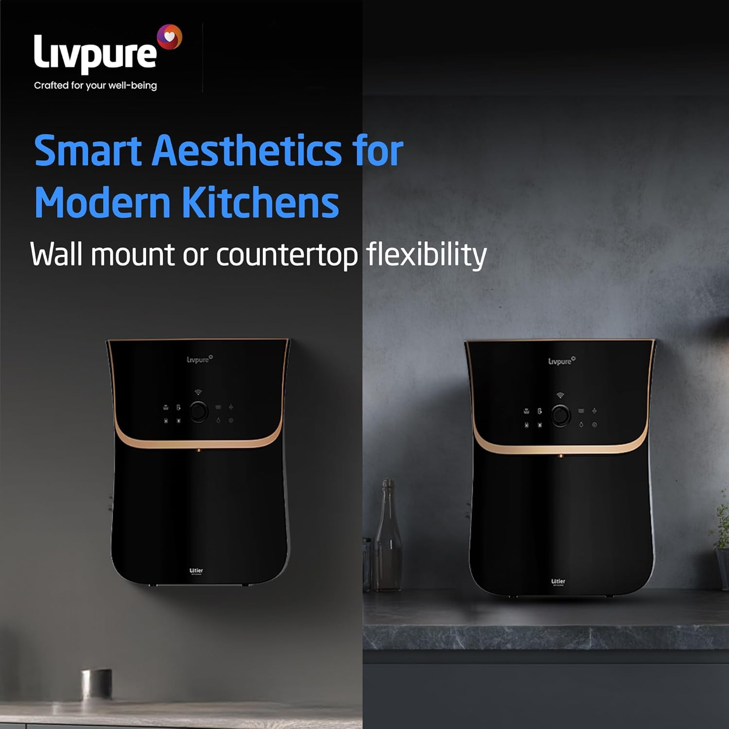 Livpure  Livpure Lotier Smart Water Purifier | WiFi Enabled, TDS Display, AIOT