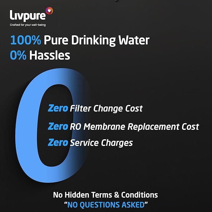 Livpure  Livpure Lotier Smart Water Purifier | WiFi Enabled, TDS Display, AIOT
