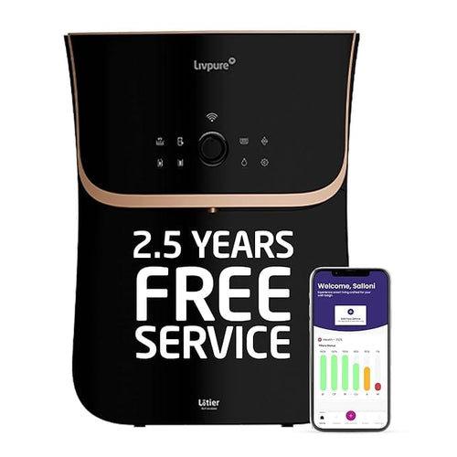 Livpure Lotier Smart Water Purifier | WiFi Enabled, TDS Display, AIOT