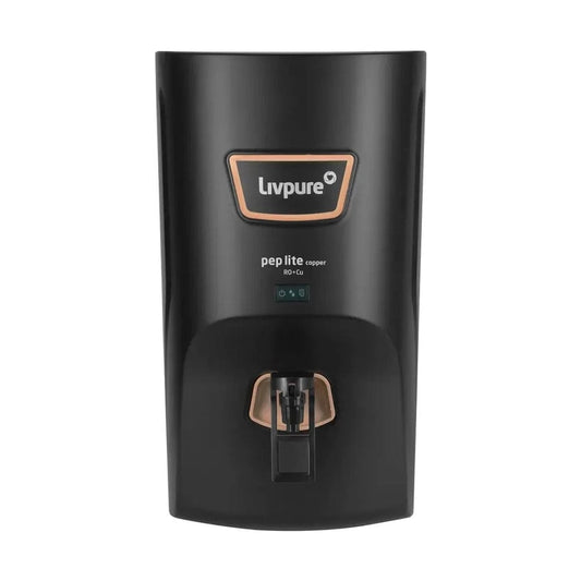 Livpure  LIVPURE Pep Lite 7 L RO + Copper Water Purifier  (Black)