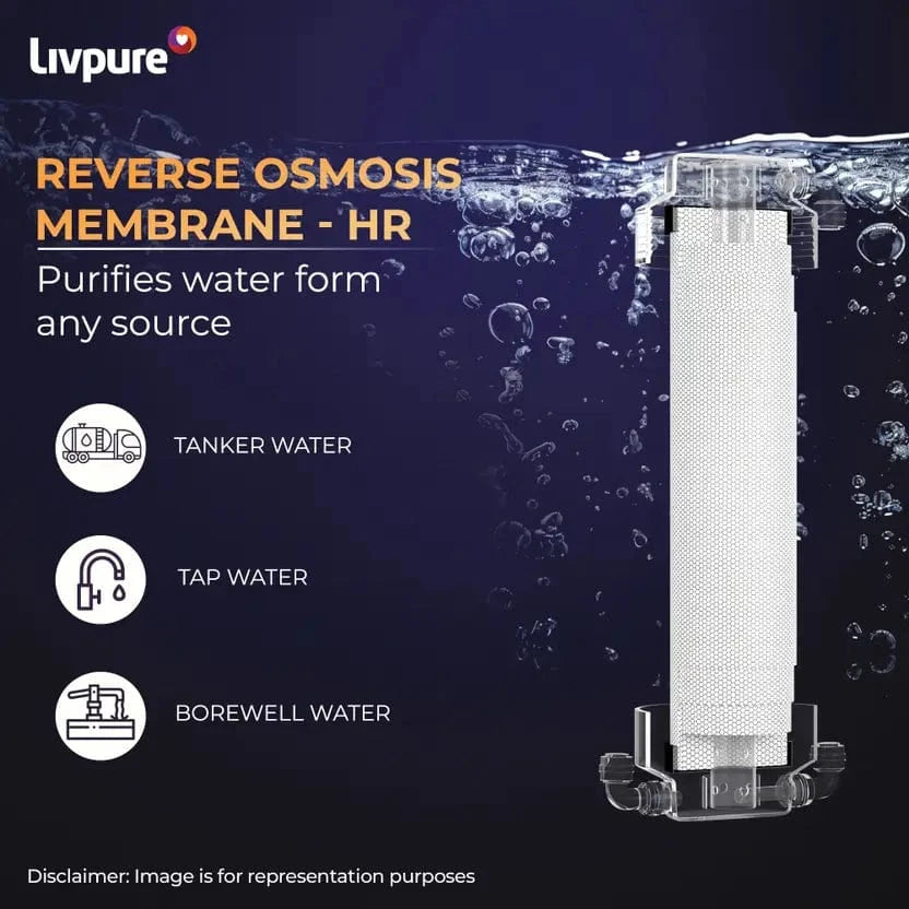 Livpure  LIVPURE Pep Lite 7 L RO + Copper Water Purifier  (Black)