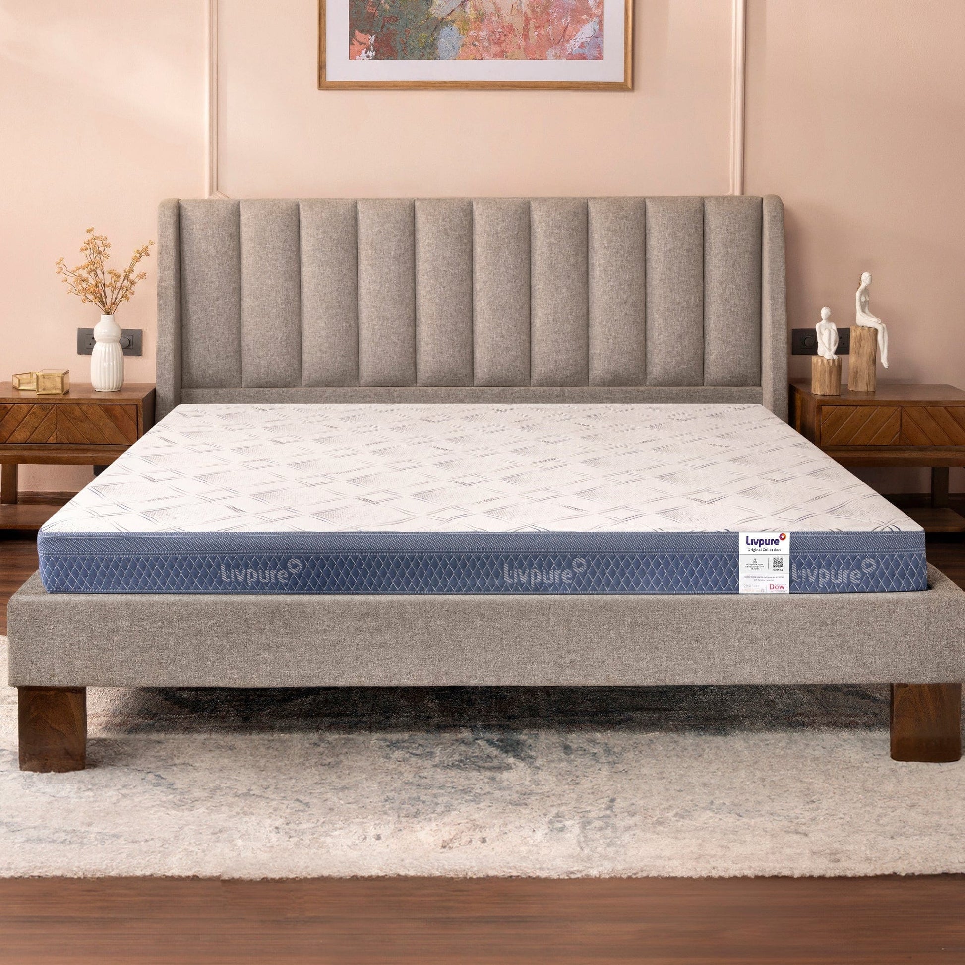 Livpure  Mattress ORTHO PRO+ MEMORY PROFILE with S-Shape HR Foam Mattress