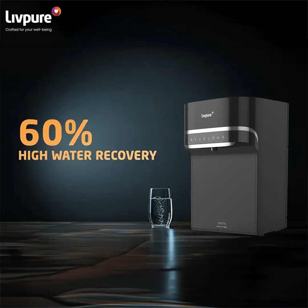 Livpure  RO Livpure Sereno RO + UV + UF + Copper with Stainless Steel Tank Water Purifier