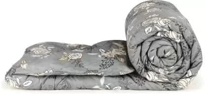 Livpure Sleep Bed & Linen Single / Stone Gray Floral Printed Comforter