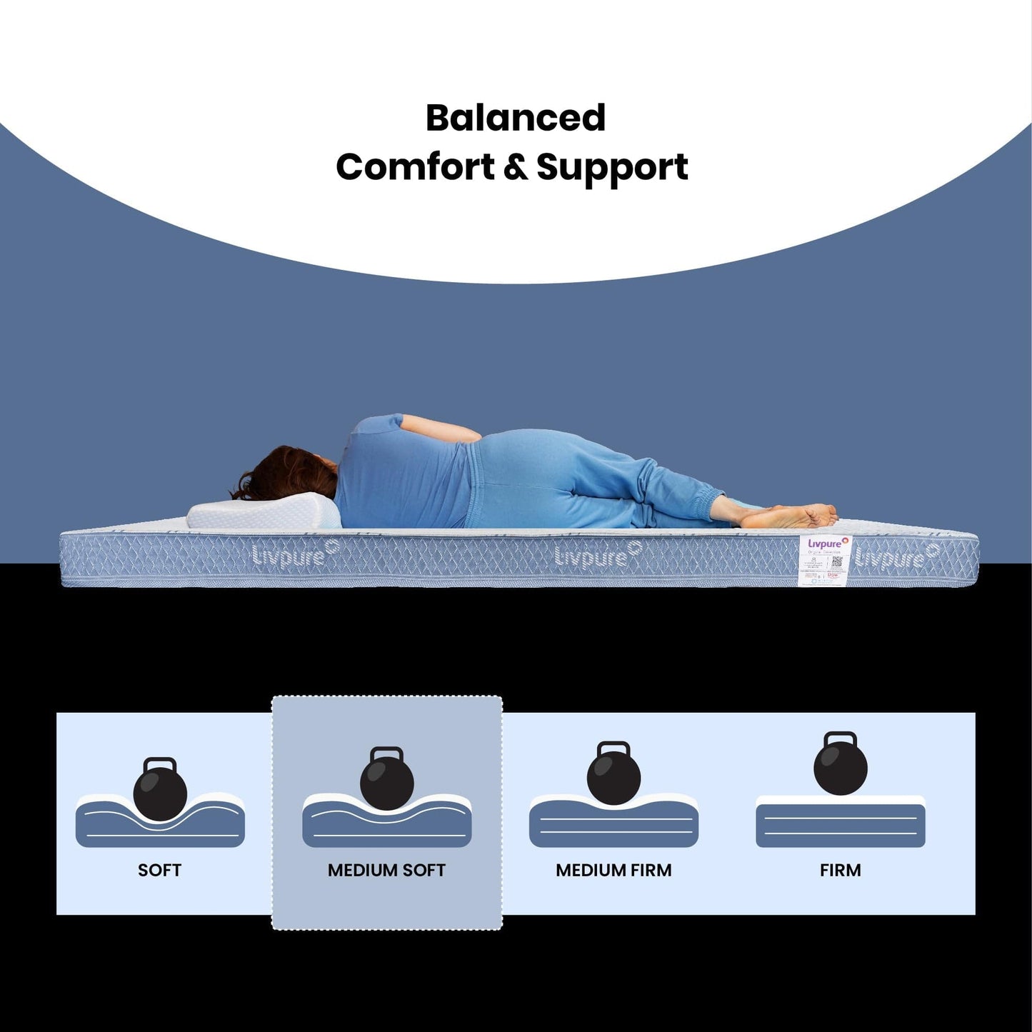 Livpure Sleep Mattress ESSENTIA: HR Pure Foam Mattress