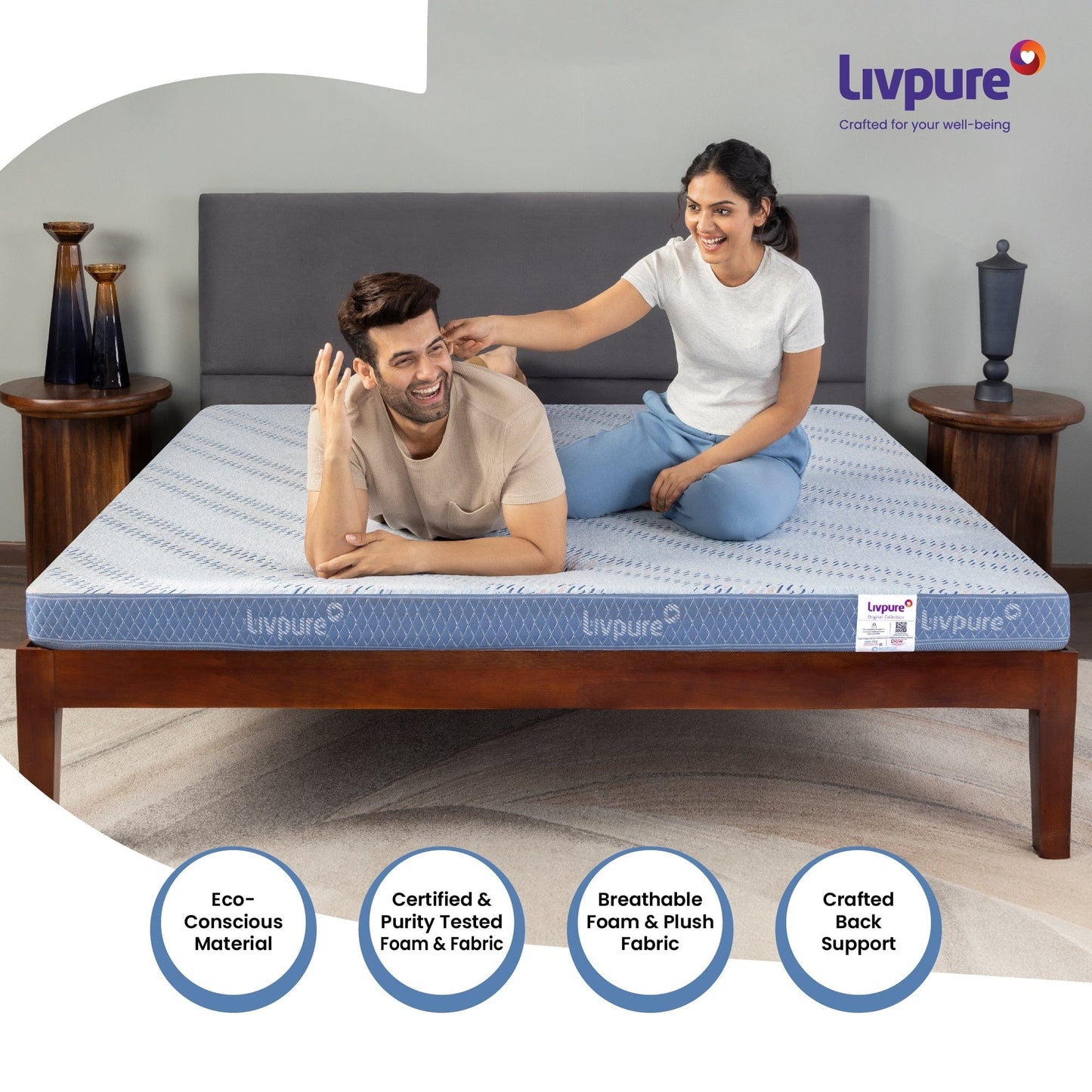 Livpure Sleep Mattress ESSENTIA: HR Pure Foam Mattress