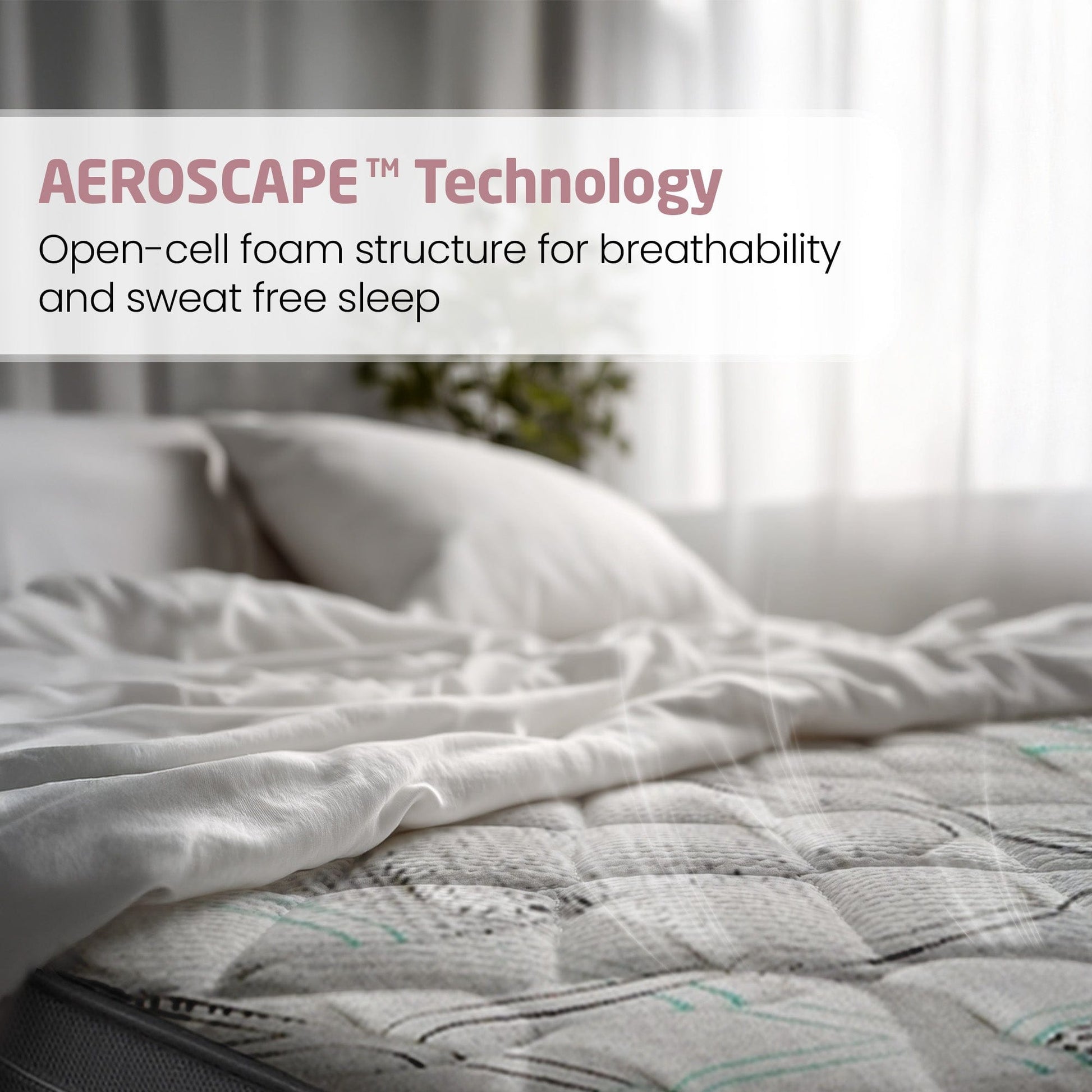 Livpure Sleep Mattress Ortho CurvX: HR + Memory Foam Mattress With Curved Orthopaedic Foam