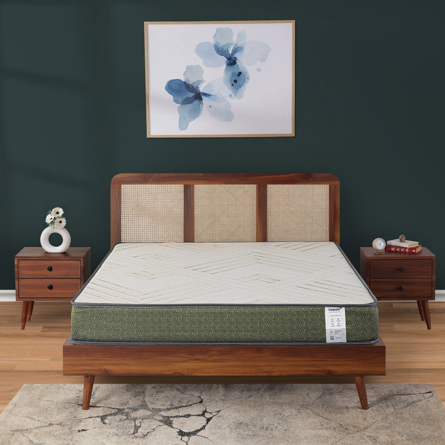 Livpure Sleep Mattress Regal: Latex + Ortho HR Foam Mattress with Bouncy Ergonomic Support