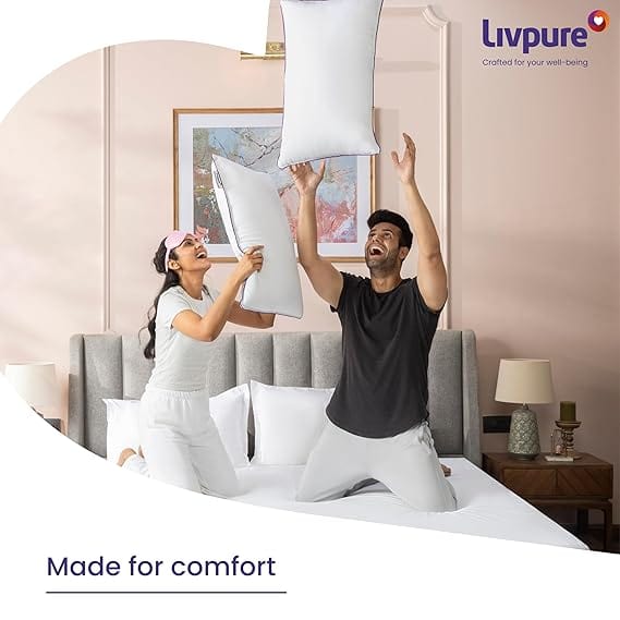 Livpure Sleep Pillow Cloud Essentia Loftsilk Micro Fiber Pillow