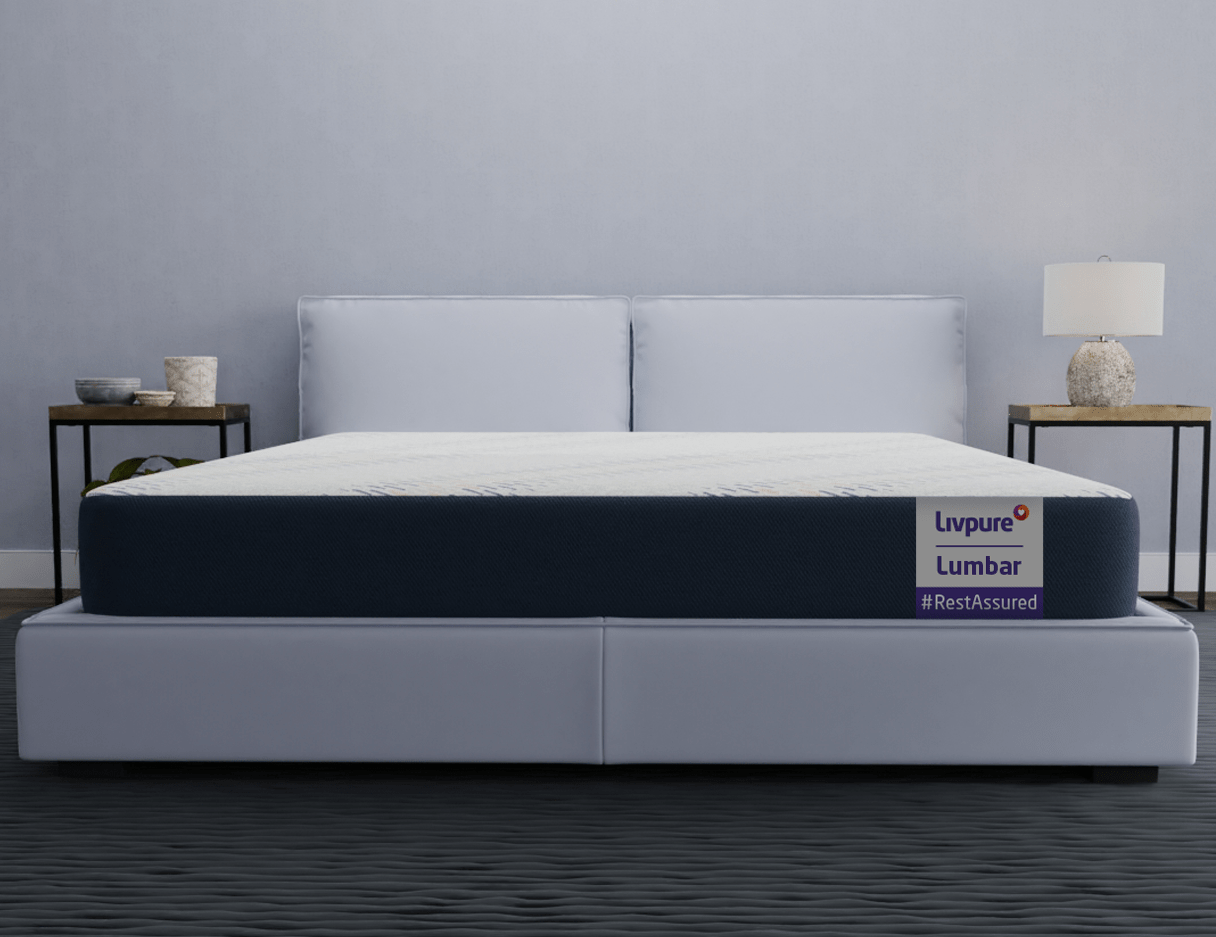 Front View of Lumbar Mattress - Livpure