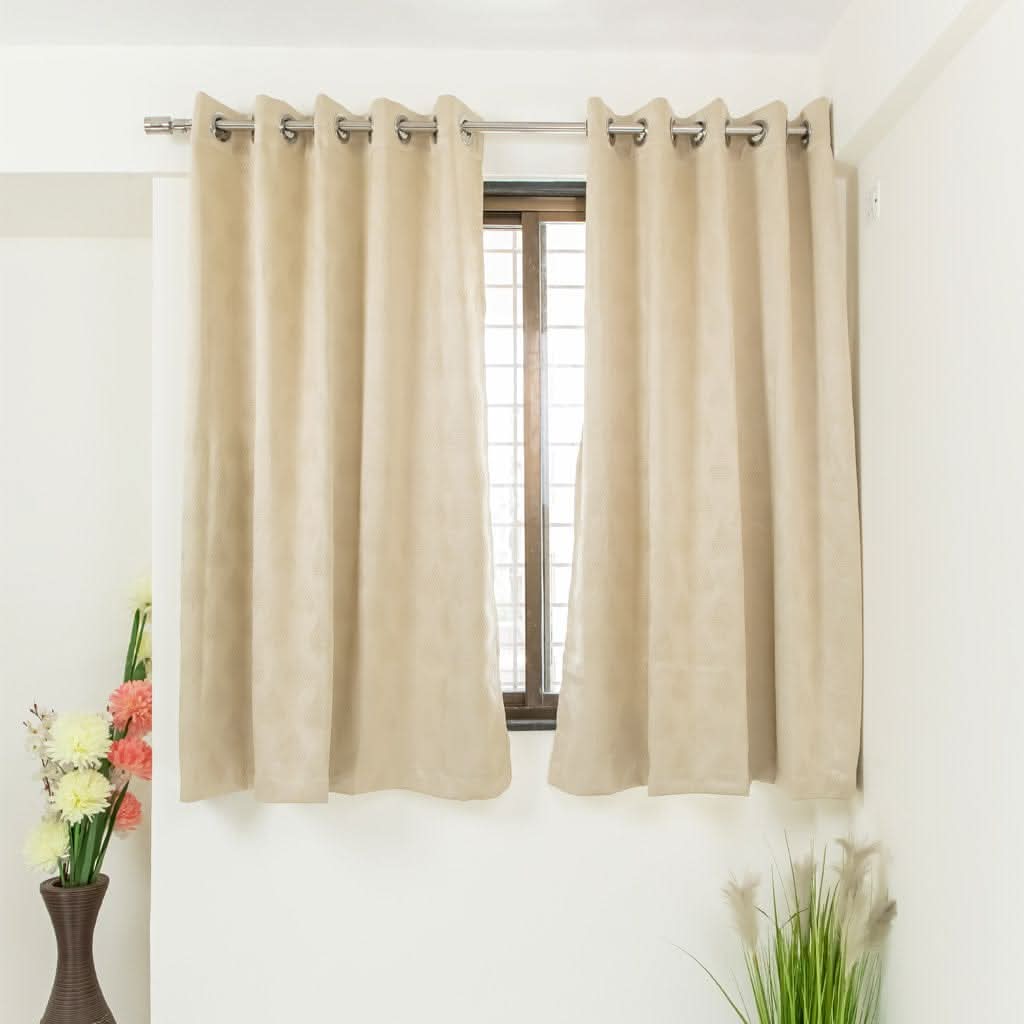 Livpure Sleep Bed & Linen Blackout Curtains (Diamond Pattern)
