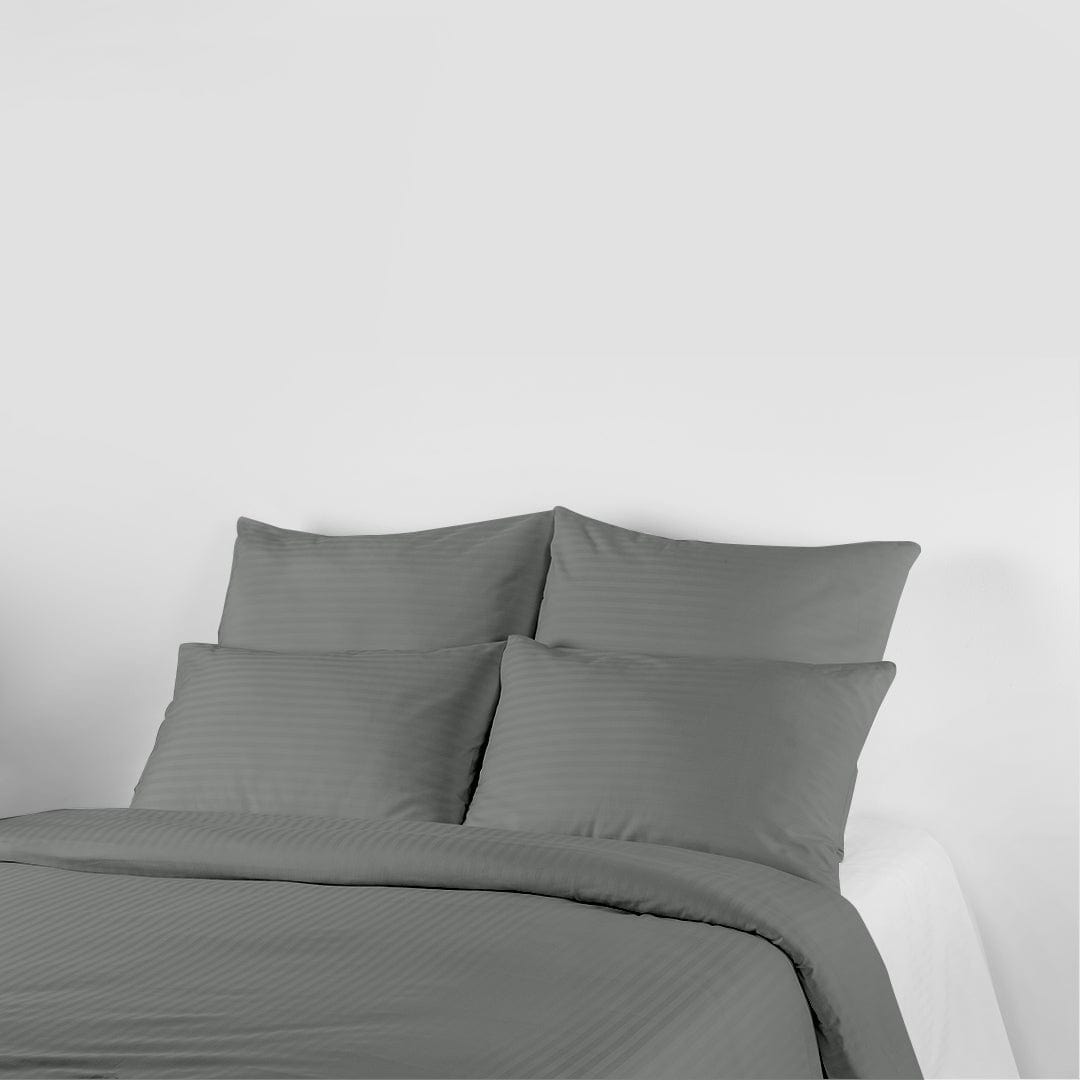 Livpure Sleep Bed & Linen Double / Grey Premium Cotton Comforter/Duvet Cover