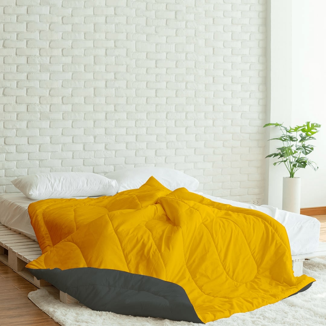 Livpure Sleep Bed & Linen Double / Mustard All Weather Comforter