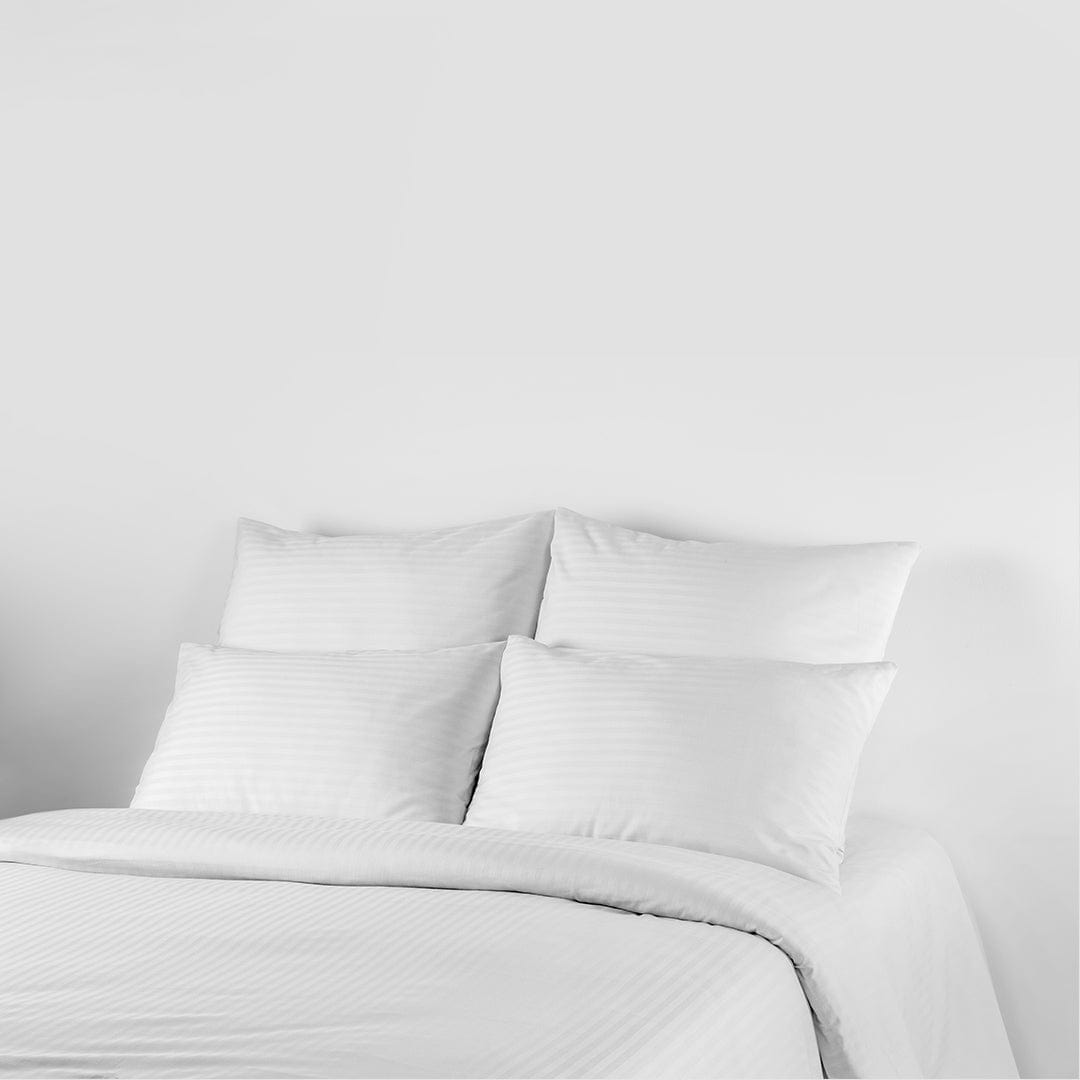 Livpure Sleep Bed & Linen Double / White Premium Cotton Comforter/Duvet Cover