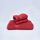 Livpure Sleep Bed & Linen Family (2 Bath Towels + 4 Hand Towels) / Cherry Red Premium Cotton Towels