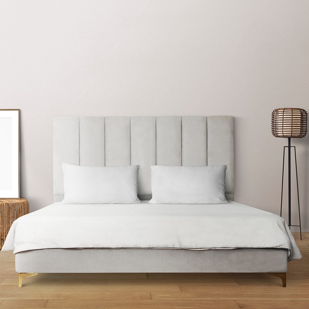 Livpure Sleep Bed & Linen King / White Premium Cotton Bedsheet Set