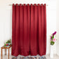Livpure Sleep Bed & Linen Long Door (9 ft / 274.32 cm) / Maroon / Pack of 1 Blackout Curtains (Solid)