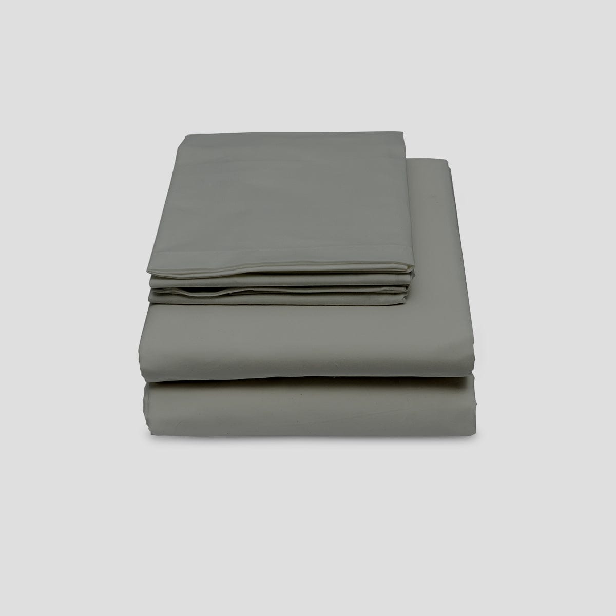 Livpure Sleep Bed & Linen Queen / Grey Premium Cotton Fitted Bedsheet Set