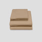 Livpure Sleep Bed & Linen Queen / Mocha Brown Premium Cotton Fitted Bedsheet Set