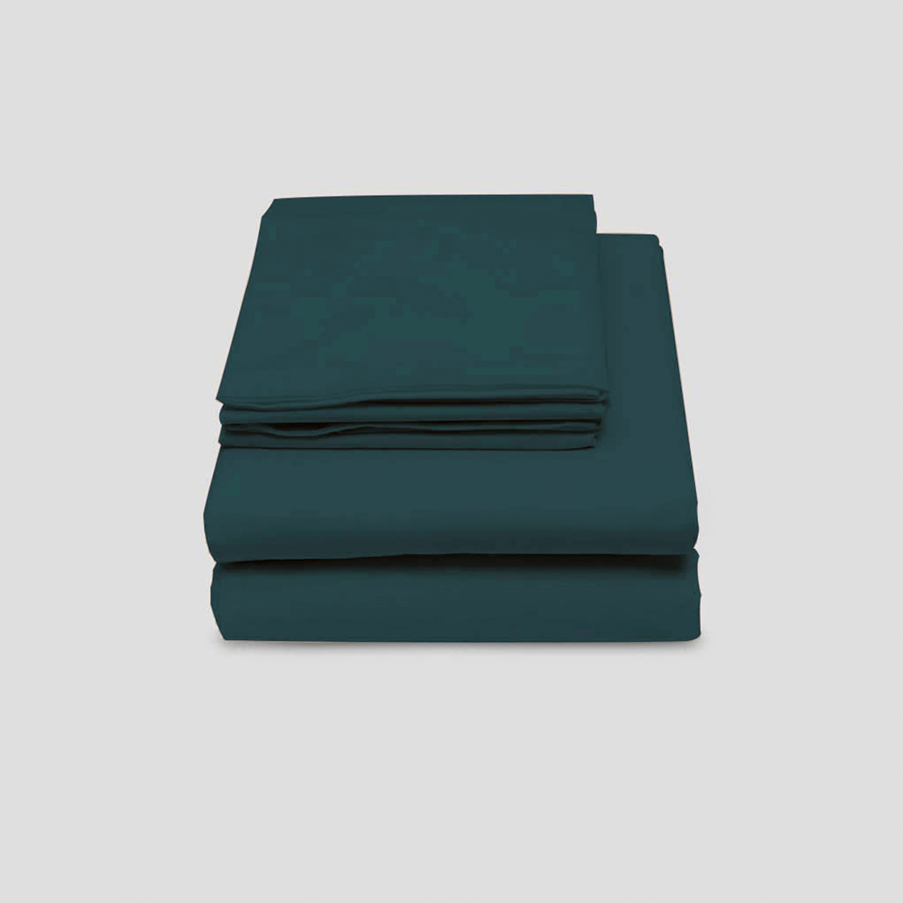 Livpure Sleep Bed & Linen Queen / Teal Premium Cotton Fitted Bedsheet Set