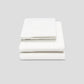 Livpure Sleep Bed & Linen Queen / White Premium Cotton Fitted Bedsheet Set