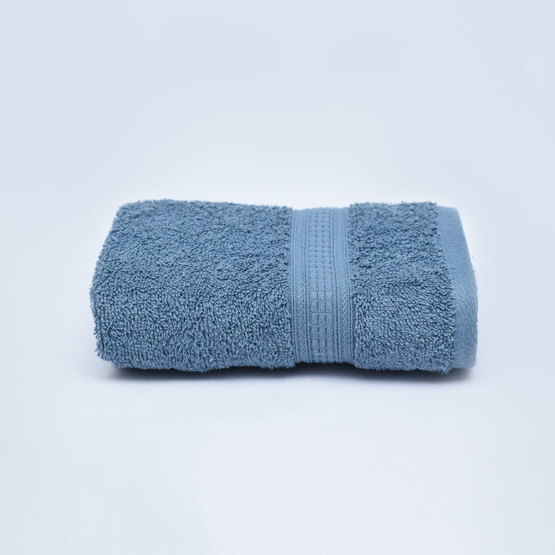 Livpure Sleep Bed & Linen Single (2 Bath Towels) / Indigo Blue Premium Cotton Towels