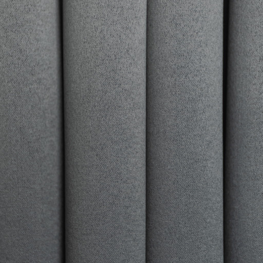 Livpure Sleep Bed & Linen Window (5 ft / 152.4 cm) / Dark Grey / Pack of 4 Blackout Curtains (Solid)