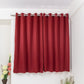 Livpure Sleep Bed & Linen Window (5 ft / 152.4 cm) / Maroon / Pack of 1 Blackout Curtains (Solid)