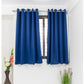 Livpure Sleep Bed & Linen Window (5 ft / 152.4 cm) / Navy Blue / Pack of 2 Blackout Curtains (Solid)